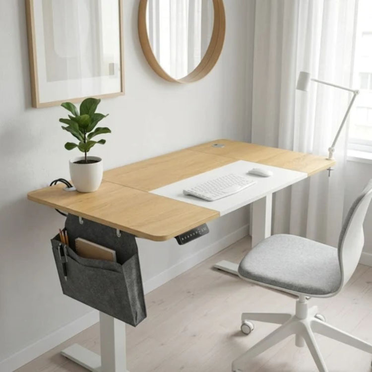 Escritorio Eléctrico Adriano Blanco 120x60cm | Altura Ajustable