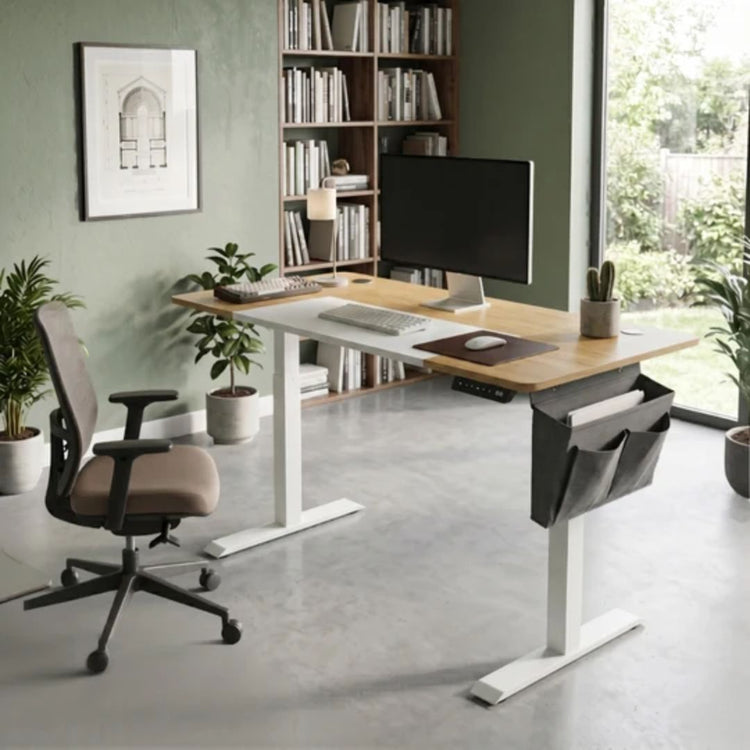 Escritorio Eléctrico Adriano Blanco 120x60cm | Altura Ajustable
