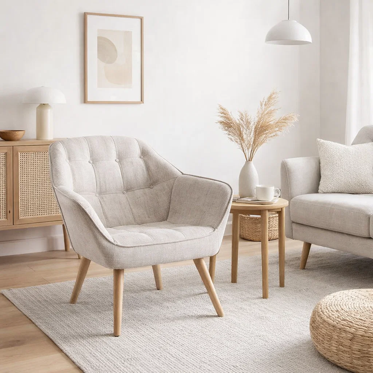 Poltrona Nelson | Lino Beige