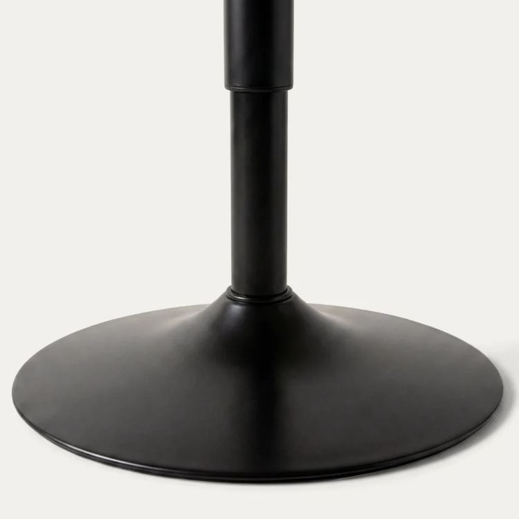 Mesa Bar Redonda Yapp 60cm | Altura Regulable | Madera Clara