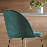 Pack 2 Taburetes Maya Velvet 66 cm Verde | Estilo Elegante y Cómodo
