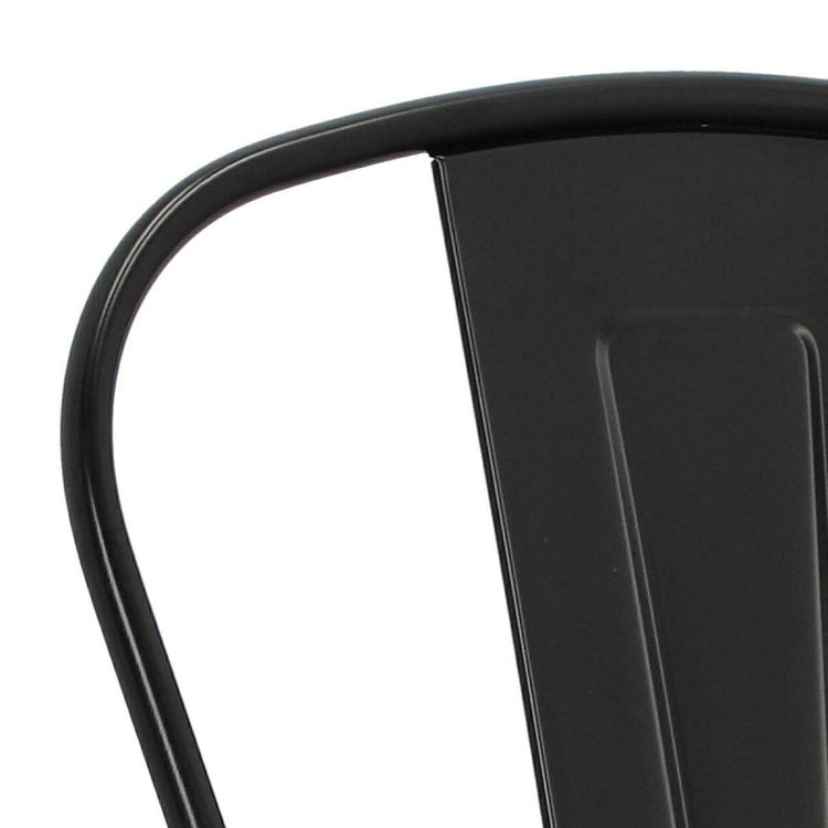 Silla Tolix | Metal y Madera Oscura | Resistencia al Exterior