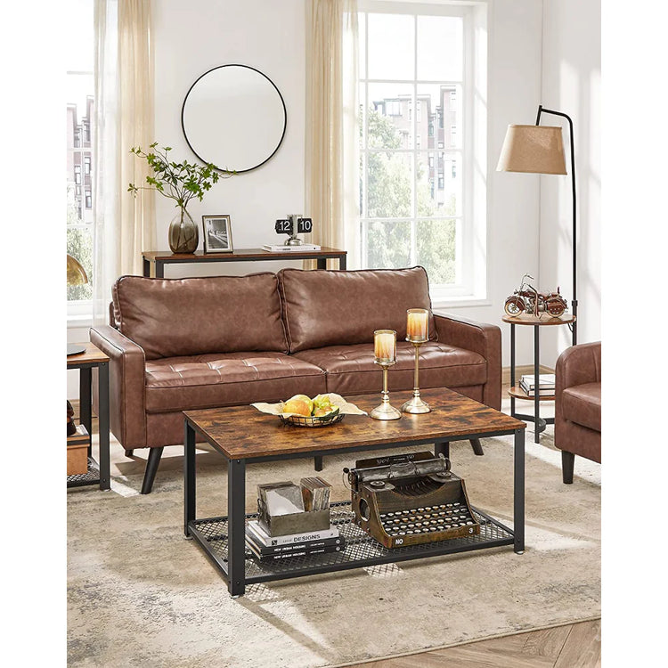 Mesa de Centro Industrial Andres | Madera y Metal