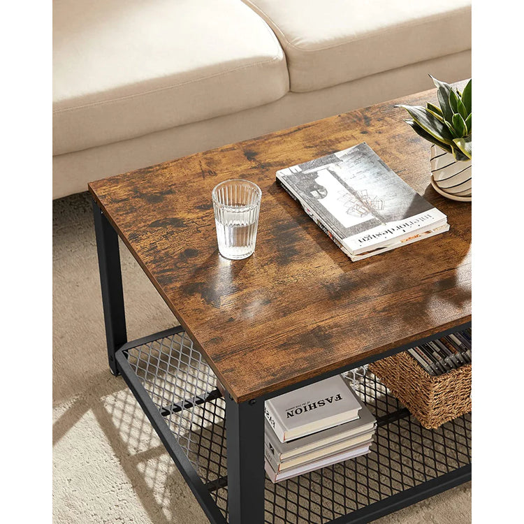 Mesa de Centro Industrial Andres | Madera y Metal