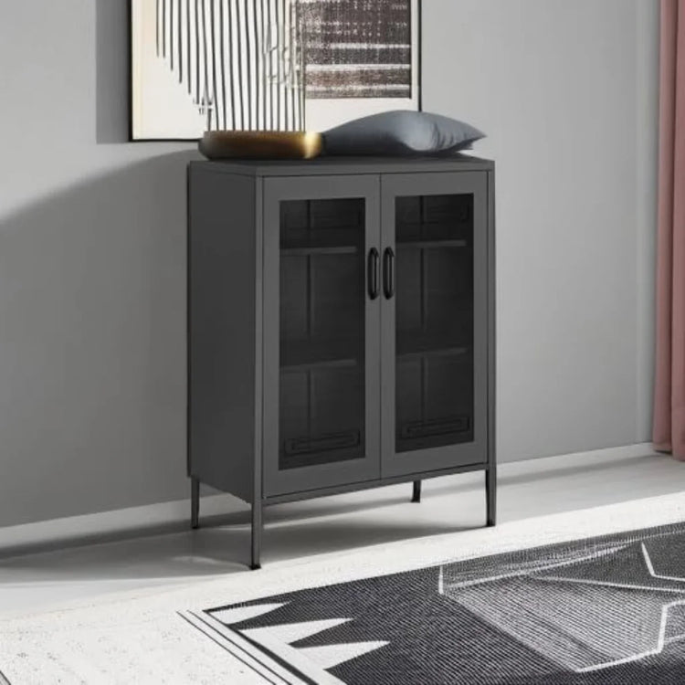 Mueble Buffet Zoe | Negro Metálico