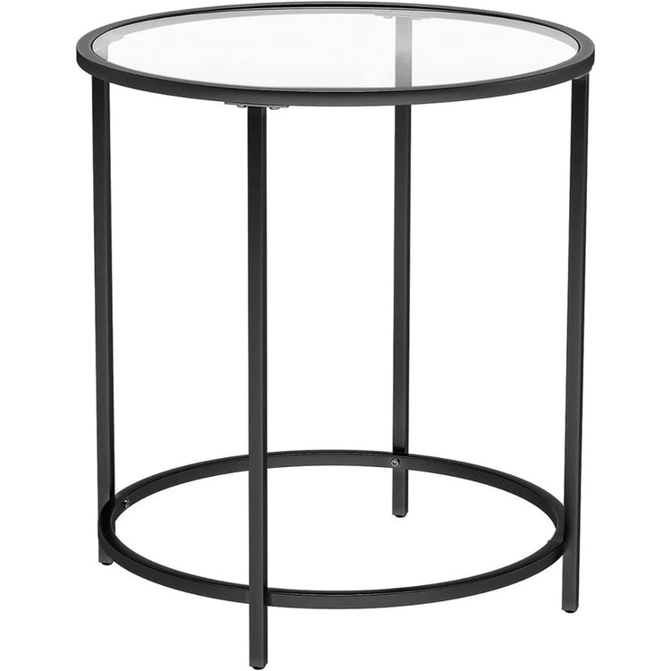 Mesa Regina Auxiliar Negro | Diseño Minimalista
