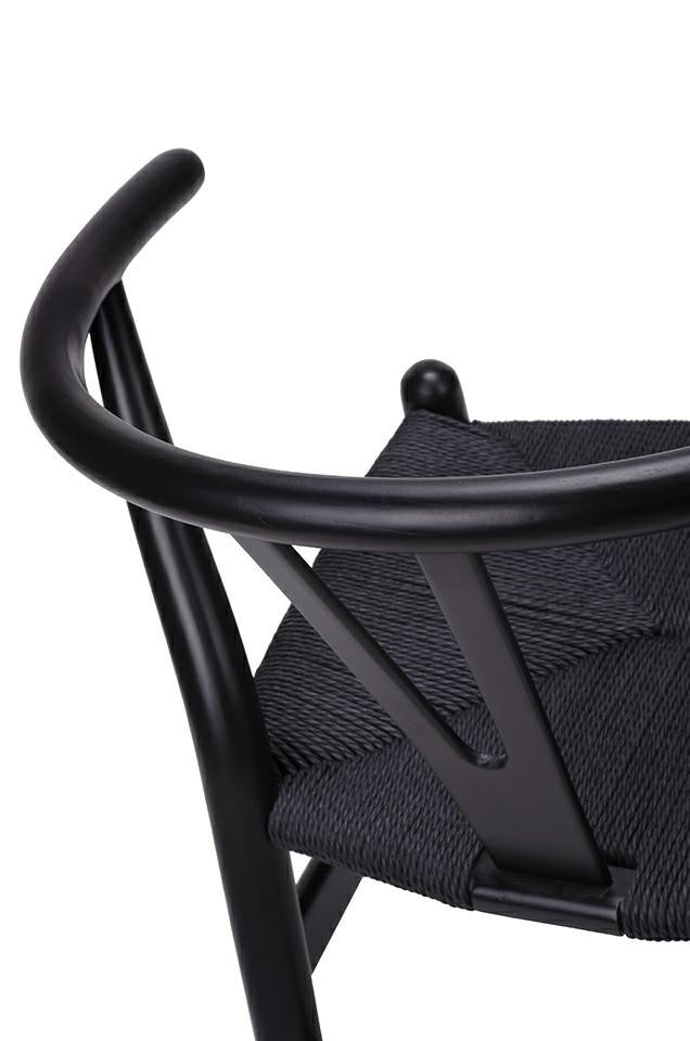 Pack 2 Silla Wishbone Nórdica | Madera | Negro