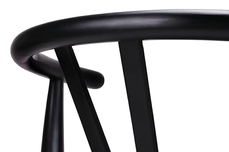 Pack 2 Silla Wishbone Nórdica | Madera | Negro