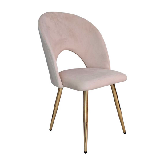 Sitial Delia Beige | Terciopelo | Elegancia y Confort