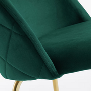 Pack 2 Taburetes Maya Velvet 66 cm Verde | Estilo Elegante y Cómodo