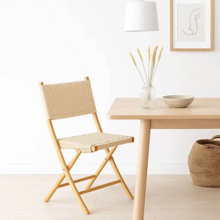 Silla Plegable Wislow | Madera Rattan