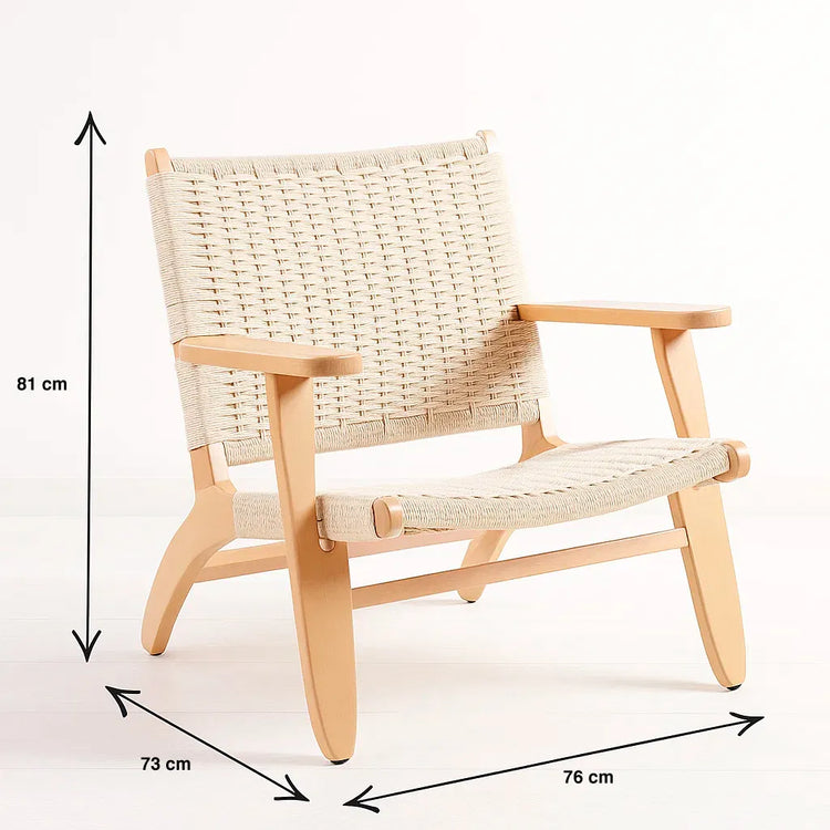 Poltrona Wanda | Madera & Cuerda