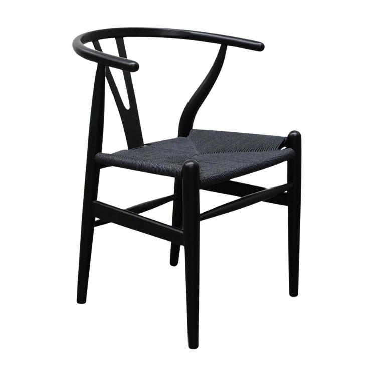 Pack 2 Silla Wishbone Nórdica | Madera | Negro